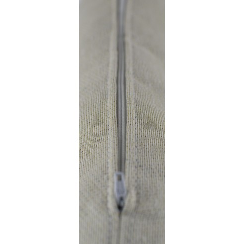 Jacquard cushion with Santa Claus and Christmas village. 45x45 VILLAGE