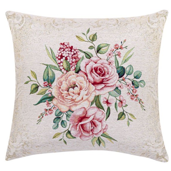 Jacquard cushion flowers 45x45 PADUA