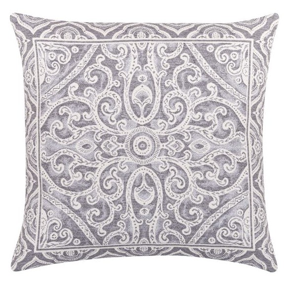 Jacquard cushion geometric grey 45x45 MYKONOS C.6