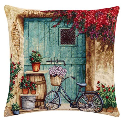 Jacquard cushion landscape 45x45 FRONT