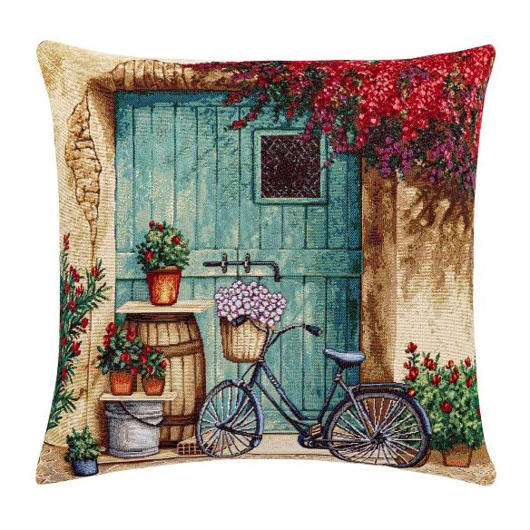 Jacquard cushion landscape 45x45 FRONT
