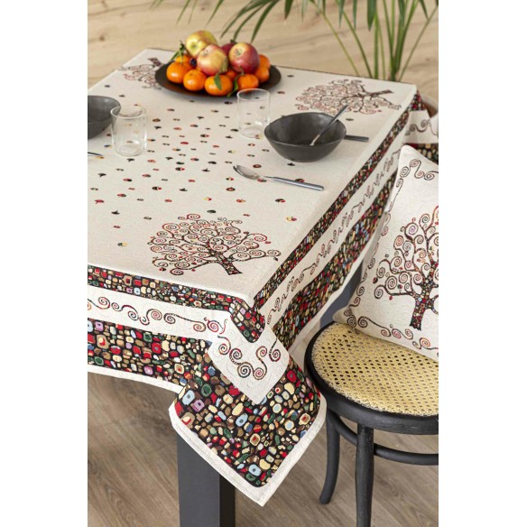 Jacquard tablecloth Tree of Life ART