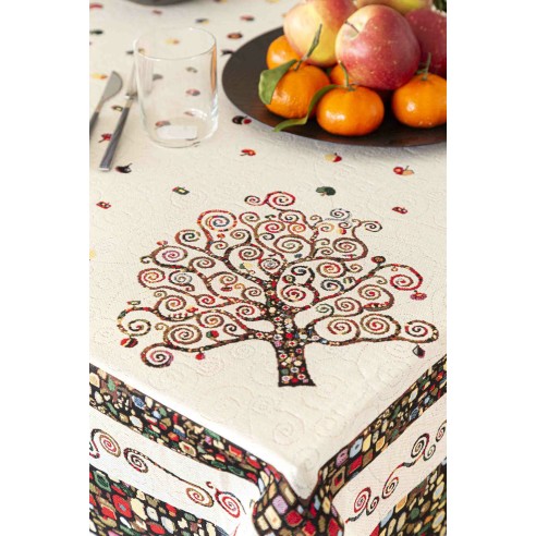 Jacquard tablecloth Tree of Life ART