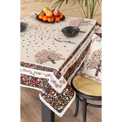 Jacquard tablecloth Tree of Life ART