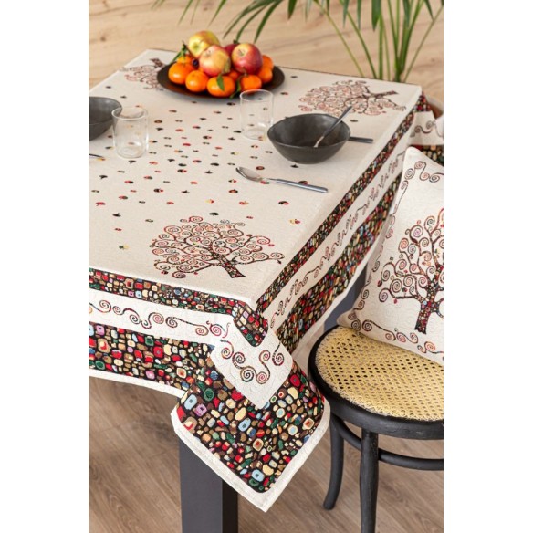 Jacquard tablecloth Tree of Life ART